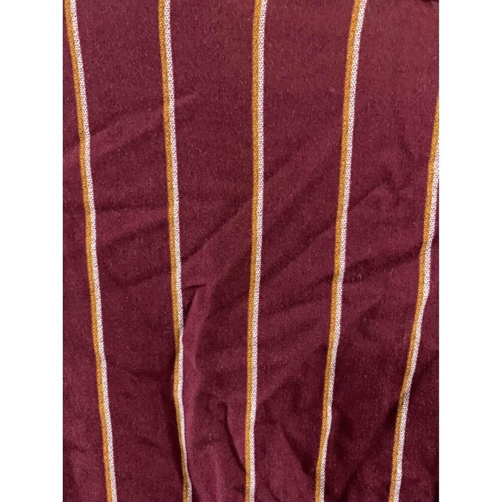 Old Navy Long sleeve Dress Womens Size Small Maroon Casual Striped - Picture 4 of 6